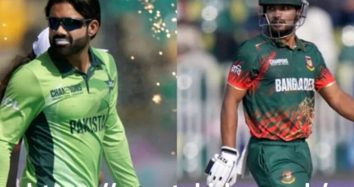 bangladesh national cricket team vs pakistan national cricket team match scorecard