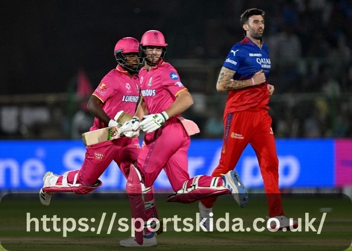 rajasthan royals vs royal challengers bengaluru standings