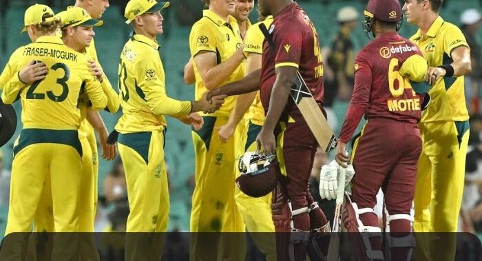 West Indies Cricket Team vs Australian Men‚äôS Cricket Team Match Scorecard